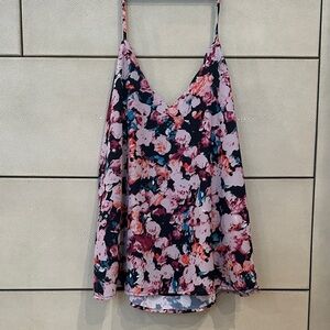 Floral Spaghetti Strap Tank - Evereve